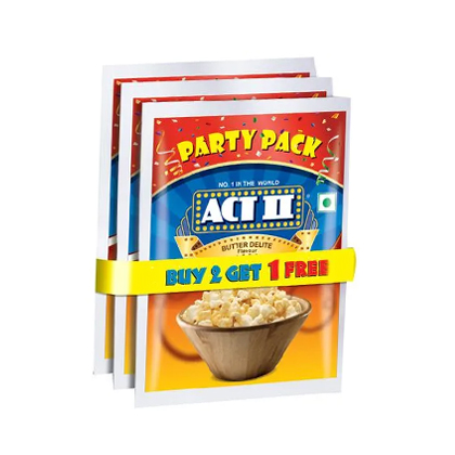 Act ll Popcorn Butter Delite Pack Of 3 Pcs